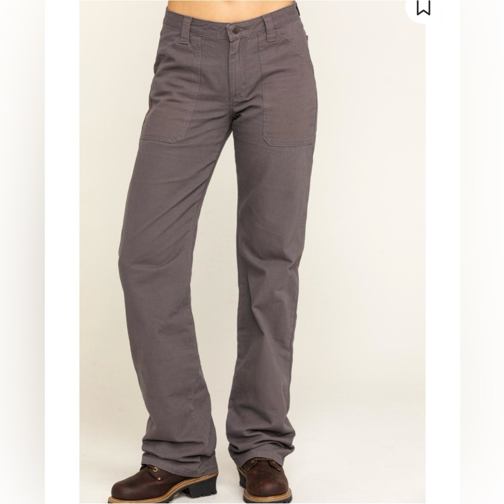 WRANGLER RIGGS WOMEN'S ADVANCED COMFORT WORK PANTS size 4 x 32